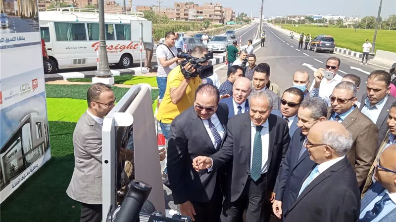 بتكلفة 80 مليون جنيه.. وزير التموين يفتتح وصلة الطريق الدولي