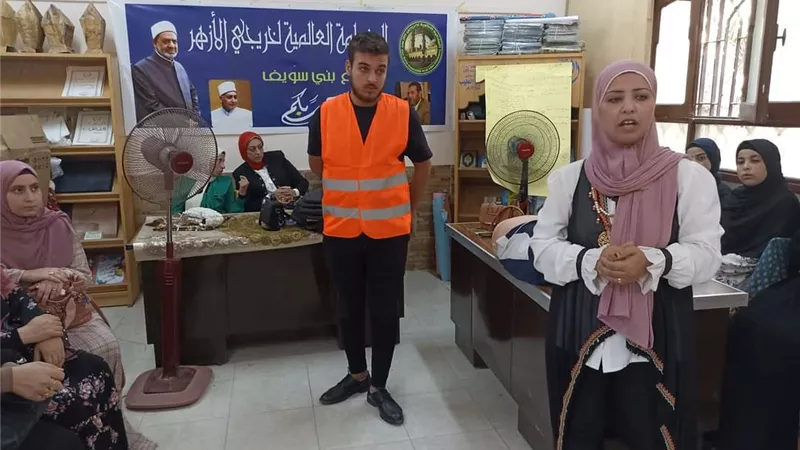 منظمة خريجى الازهر تقيم دورة تدريبية للإسعافات الأولية لمعلمات