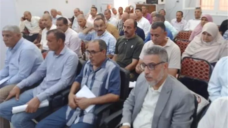 وكيل وزارة التعليم ببني سويف يلتقى معلمى ادارة ناصر