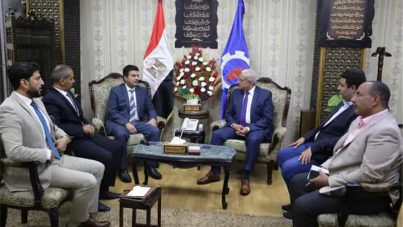 صقر يستقبل قنصل المملكة العربية السعودية بالانابة بمحافظة السويس