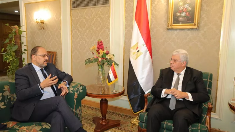 وزير التعليم العالي يستقبل وفد الوكالة الجامعية للفرنكوفونية