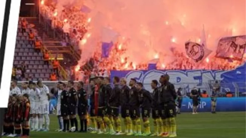شغب وشماريخ فى مباراة دورتموند وكوبنهاجن بدوري أبطال أوروبا