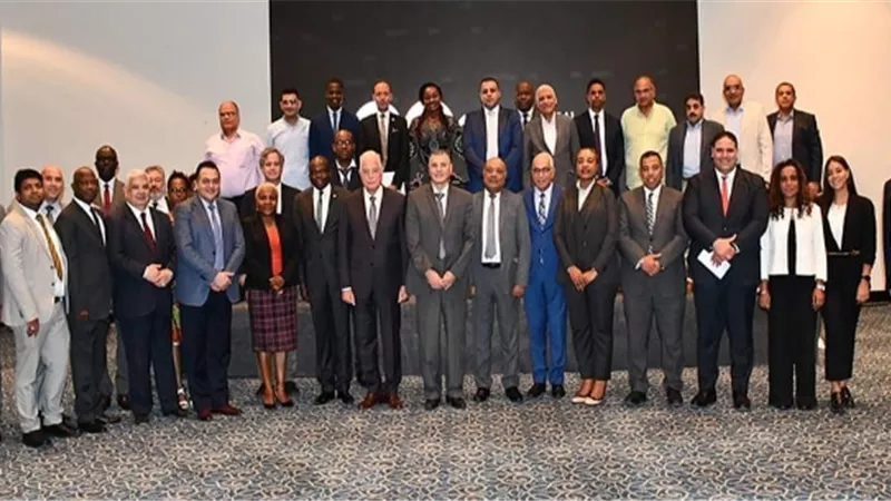 فودة يلتقي وفد رفيع المستوى من بنك التنمية الأفريقي