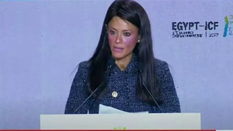 كلمة رانيا المشاط في منتدى مصر للتعاون الدولي والتمويل الإنمائي