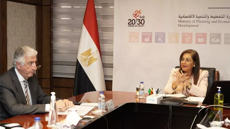 وزيرة التخطيط والرئيس التنفيذي يبحثان سُبل تعزيز التعاون المستقبلي