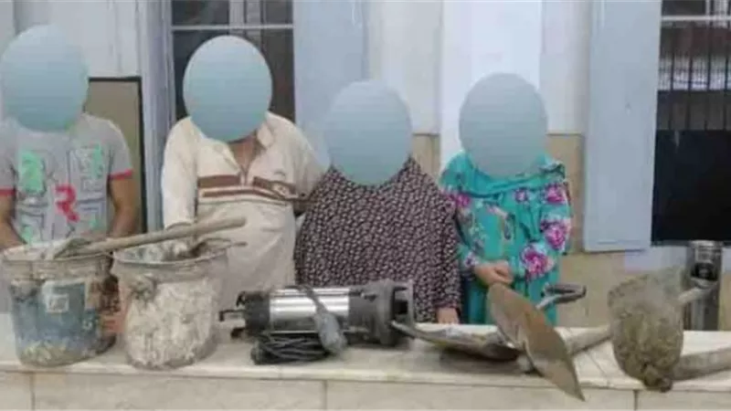 الكنز الوهمى.. ضبط 4 ينقبون عن الآثار بالقاهرة