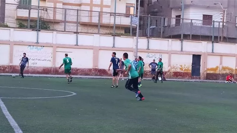 ٤ فرق فى الدور قبل النهائى لدورى المصالح الحكوميه ببنى سويف