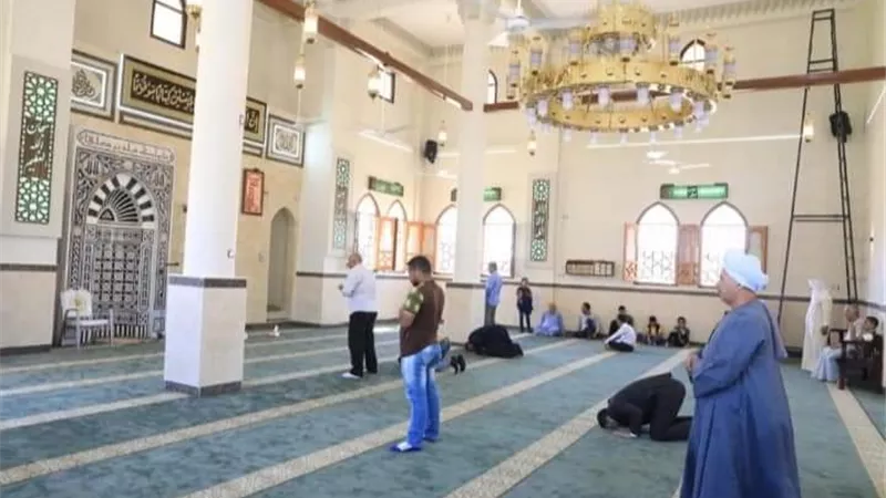 محافظ سوهاج يفتتح مسجد 