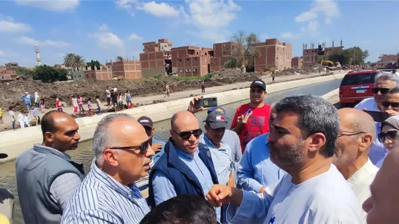 وزير الري: مشروعات المياه التى تنفذها الوزارة تهدف لخدمة المزارعين
