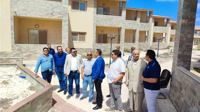 لجنة لمتابعة التسليم النهائي لمصيف المهندسين بمطروح