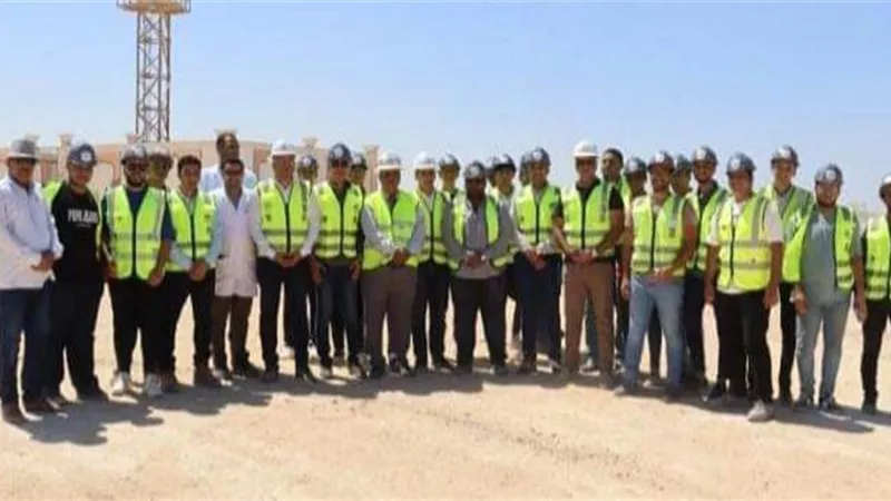 طلاب «هندسة الميكانيكا» بجامعة السويس في زيارة لمحطة الضبعة النووية