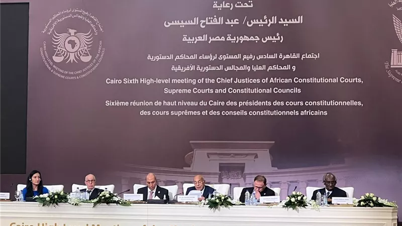شهاب لرؤساء المحاكم بأفريقيا : الفصل ببن السلطات يمنع احتكار السلطة