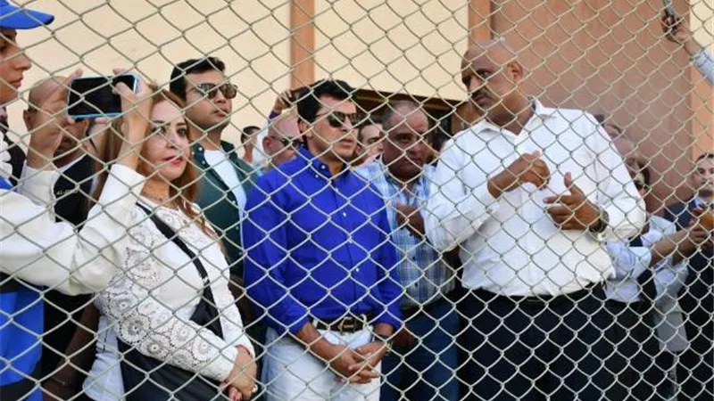 وزير الرياضة يفتتح المدينة الشبابية بمنطقة الخيالة