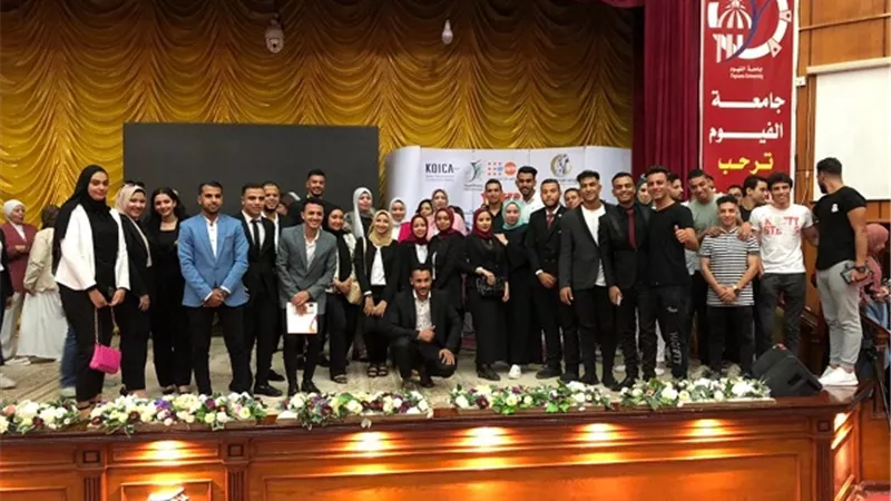 جامعة بنى سويف تشارك فى المعسكر التوعوي لمناهضة العنف ضد المرأه