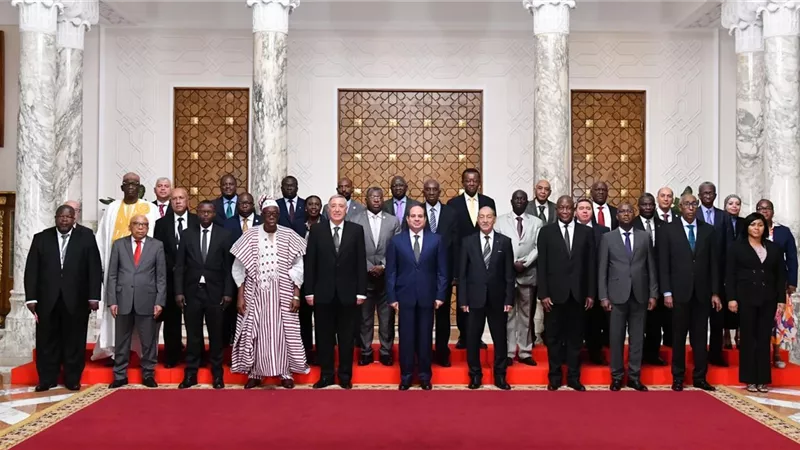 مؤتمر الدستورية .. السيسى يرحب بـ رؤساء المحاكم الأفارقة