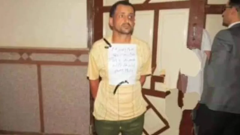 المتهم بقتل شخص داخل مسجد بقرية ميت السودان يمثل جريمته