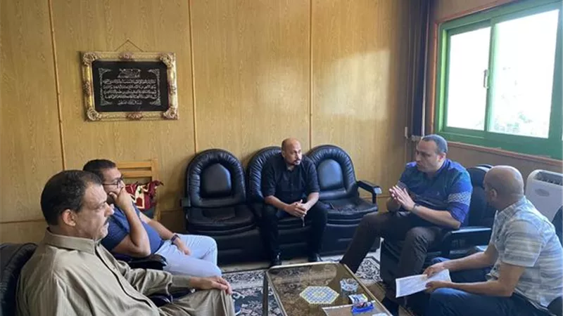 النائب محمد طلبة يبحث تخصيص أرض لنادي ابوخليفة الرياضي