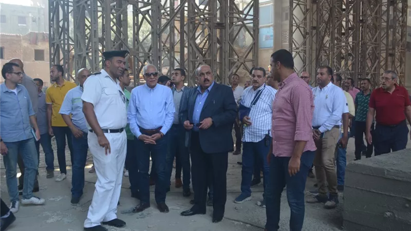 محافظ الجيزة : تقدم نسب الاعمال بمحور الفريق كمال عامر بالقطاعات