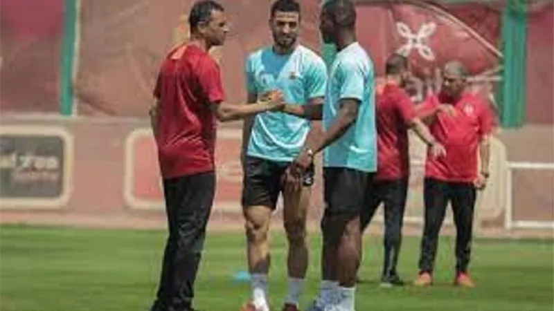ديانج ينتظم في تدريبات الاهلى بعد عودته مباشرًا