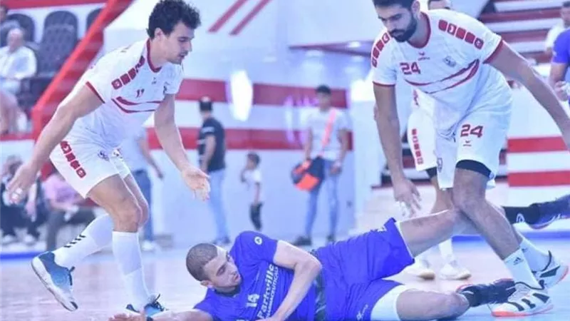 الزمالك يعبر سموحة فى دورى مرتبط اليد 28/34