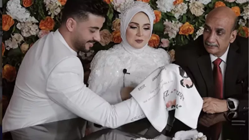 أول تعليق من نقيب المأذونين على كتب كتاب زينة وأحمد إبراهيم