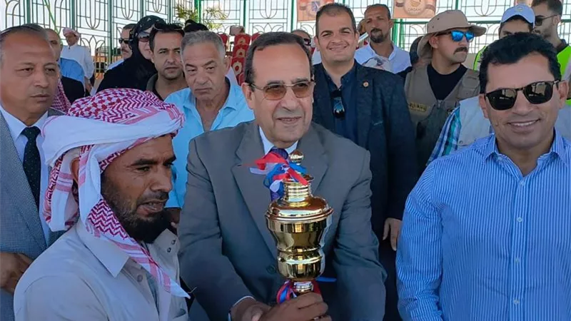 ختام مهرجان الهجن بالعريش وتوزيع الجوائز على الفائزين
