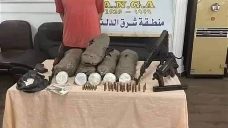سقوط أكبر تجار الكيف في دميشلت بالدقهلية