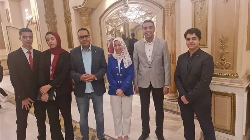 طلائع شباب كفر الشيخ يشاركون في المؤتمرات القومية