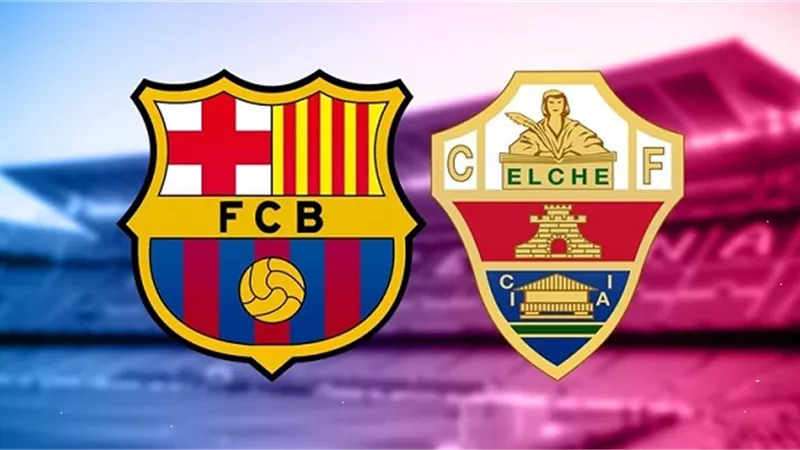 تشكيل برشلونة المتوقع امام اليتشى اليوم فى الدورى الاسبانى