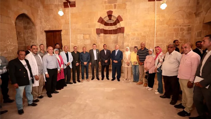 وزير التنمية المحلية يشارك فى افتتاح زاوية حسن الرومى