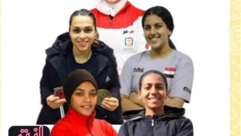 بطلات الإسماعيلية يتصدرن التصنيف العالمي للرياضات