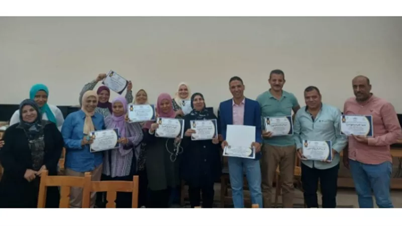 جامعة حلوان تنظم دورة تدريبية بعنوان 