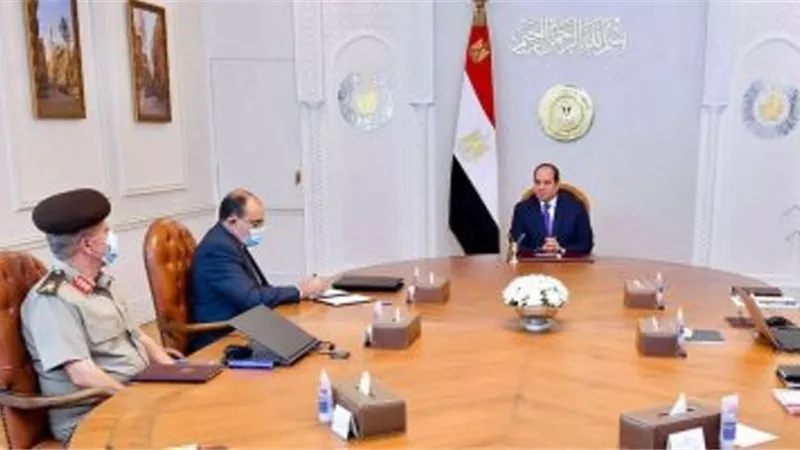الرئيس يوجه بإقامة مراكز استشفائية متكاملة في عيون موسى وحمام فرعون والعيون الكبريتية والطور
