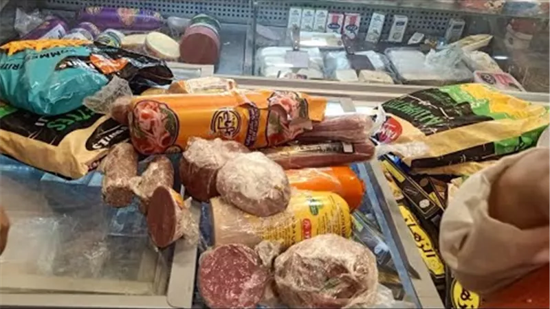 الجيزة تضبط ٢٠٠ كجم لانشون وبسطرمه وجبن فاسدة بحدائق الاهرام