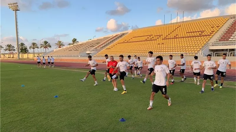 منتخب الشباب يواصل استعداداته لودية طلائع الجيش