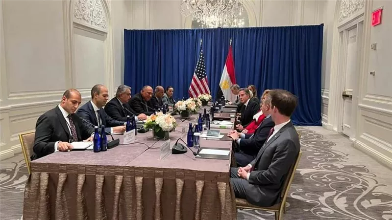 مؤتمر المناخ و والامن المائي المصري.. تفاصيل لقاء سامح شكري وبلينكن