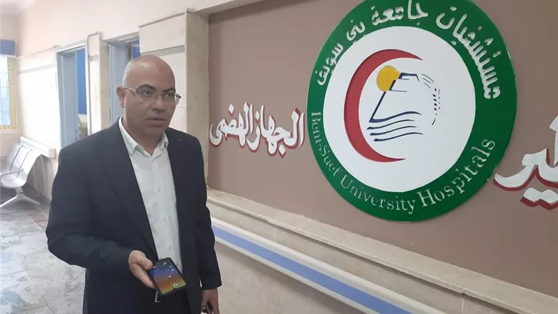 جولة على أقسام مستشفيات جامعة بني سويف