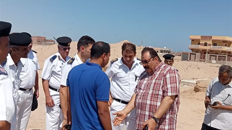 إزالة ١٣ حالة بناء المُخالف في حملة مكبرة لإزالة المخالفات بسفاجا