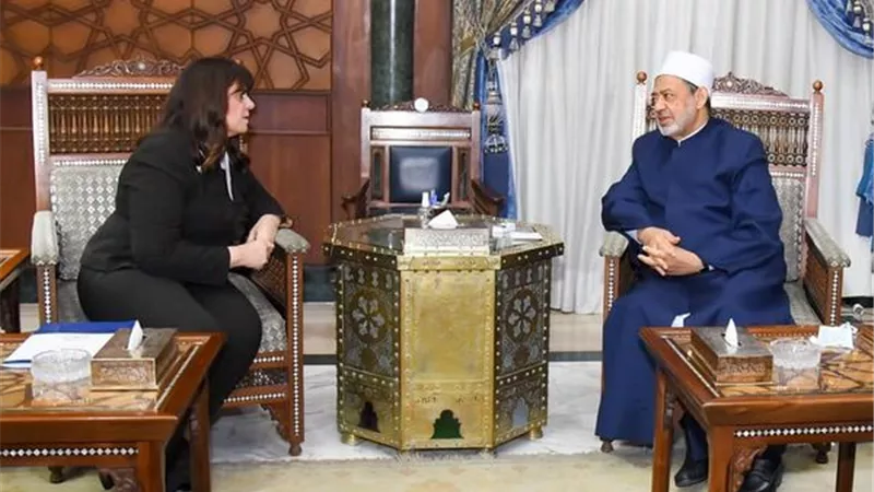 شيخ الأزهر يستقبل وزيرة الهجرة لتعزيز التعاون لصالح المصريين بالخارج