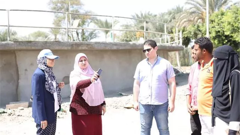 جولة تفقدية لرئيس مياه بنى سويف لمشروع إحلال وتجديد الصرف