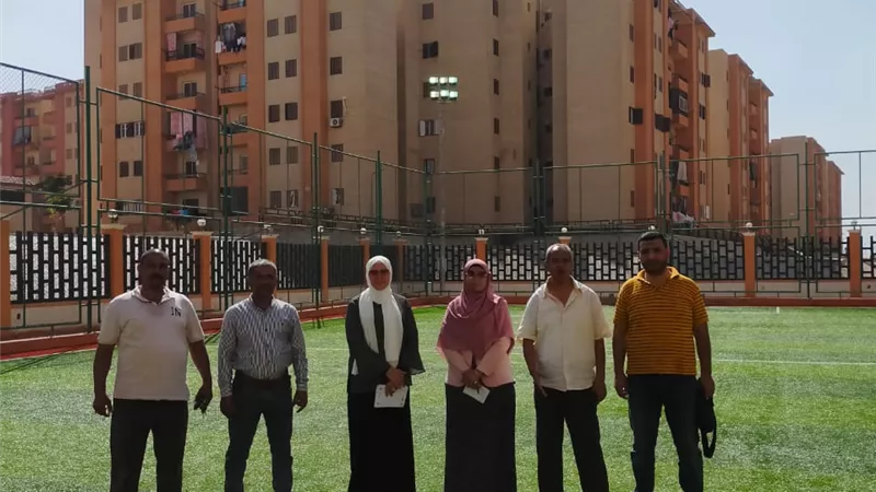 الشباب والرياضة بالقليوبية تتسلم ٣ ملاعب جديدة بالعبور