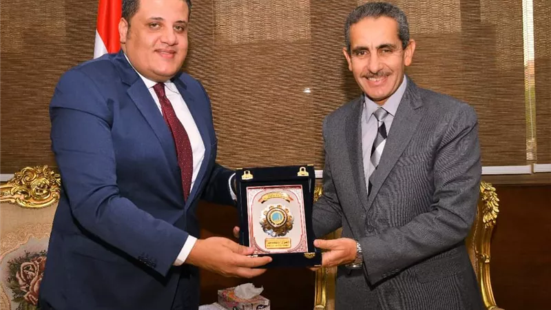 محافظ الغربية يستقبل رئيس مجلس أمناء مؤسسة صناع الخير