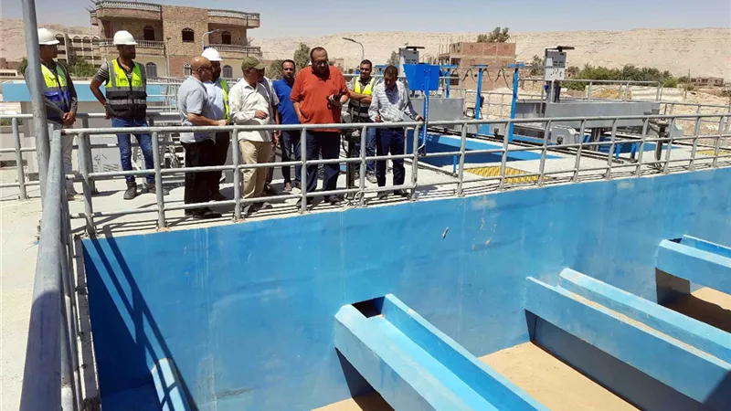 مياه سوهاج :الانتهاء من تنفيذ 98% بمحطة مياه الصوامعة
