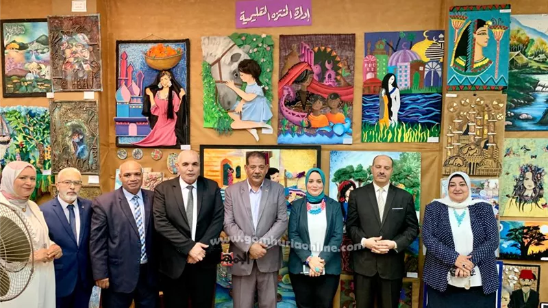 إفتتاح المعرض الختامى للانشطه الصيفيه بتعليم الاسكندرية