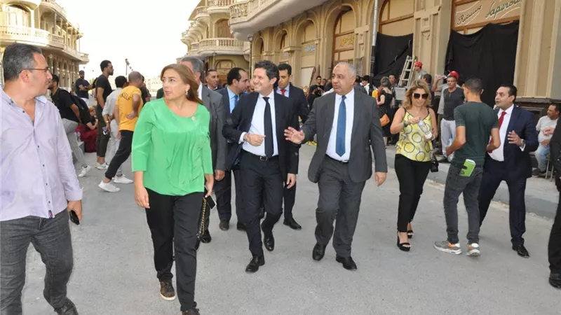 وزير الإعلام اللبنانى يزور مدينة الإنتاج الإعلامى