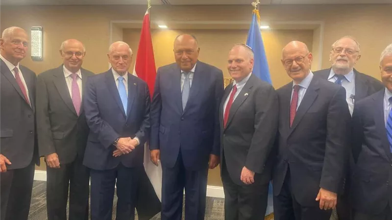 وزير الخارجية يلتقي ممثلي المنظمات اليهودية الأمريكية