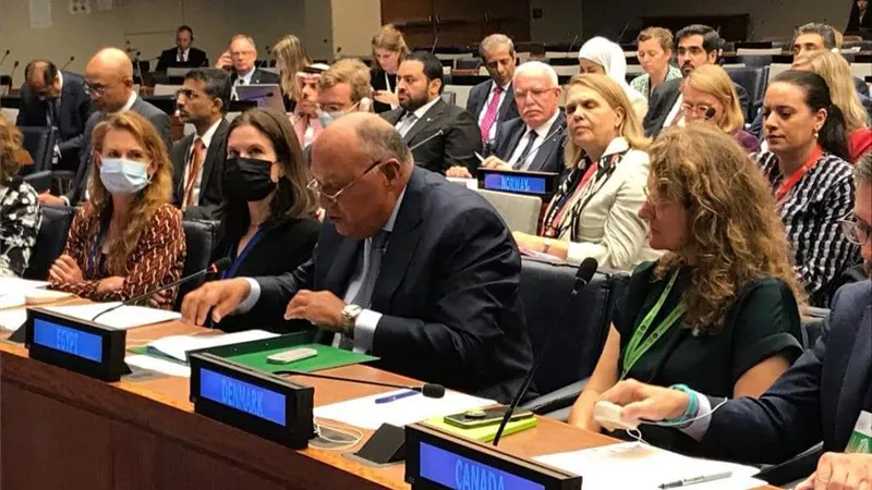 وزير الخارجيةيؤكد خلال الاجتماع الوزاري لوكالةغوث على دعم عمل الوكالة