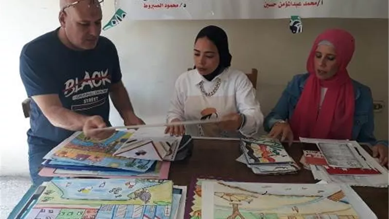 اعلان اسماء الفائزين في مسابقة الرسم الإبداعي بالقليوبية