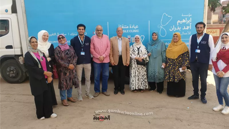 علاج مجانى ل ١٢١٥ مواطنا فى قافلة طبية مجانية بههيا