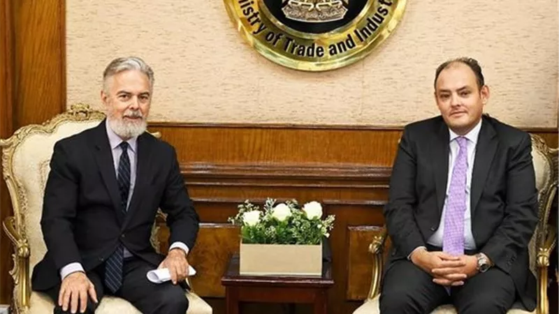 وزير الصناعة يبحث التعاون مع سفير البرازيل بالقاهرة